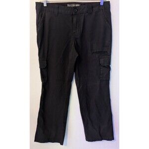 Dickies Cargo Pants Black Straight Women's Size 14 (38x30) (691)